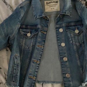 jean jacket form garage